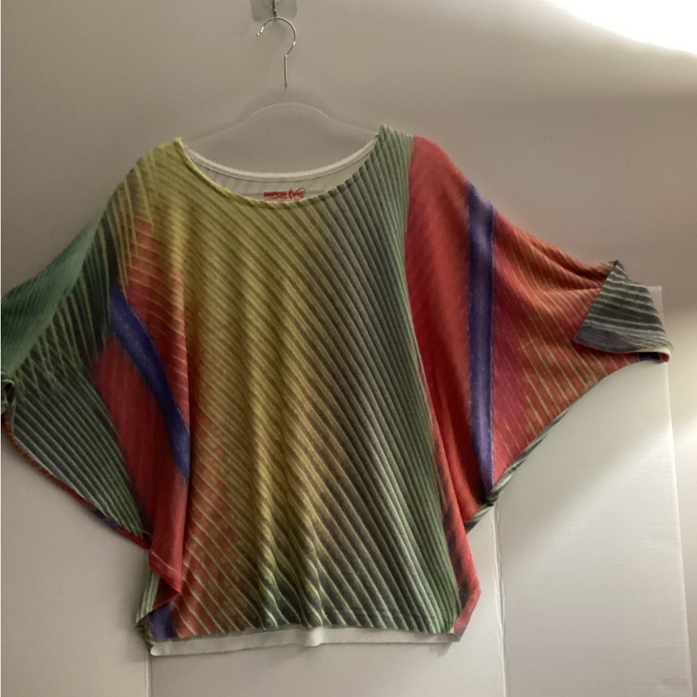 Colorful Striped Women's Top